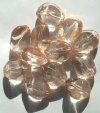 12 26x20mm Acrylic Champagne Oval Nuggets